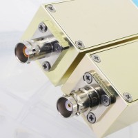 AL2391 Aluminum Project Box Enclosure Shielded Box with Cover Triaxial Female to Coaxial Female