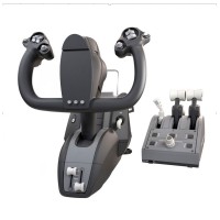 Original TCA Yoke Pack Boeing Edition Pendular Yoke System with Throttle Quadrant for Thrustmaster