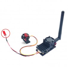 5.8G 2000mW FPV Video Transmitter 2W Wireless Video Transmitter + 1200TVL Camera (without Receiver)
