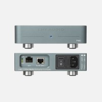LHY Gray-green FMC Audio HiFi Ethernet Purifier Optical Transceiver High Precision OCXO SFP+RJ45 Ports