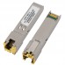 1PCS Copper SFP Module Small Form-factor Pluggable Transceiver Support 10/100/1000M Transmission with RJ-45 Interface