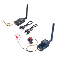 5.8G 2000mW Wireless Video Transmission System TX RX EWRF Mobile Phone Receiver Set for AV Display