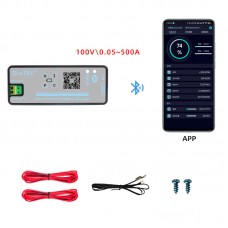 QLeTEK KL500A 100V 500A Bluetooth Smart Battery Monitor Coulometer Voltmeter Voltage Current Meter