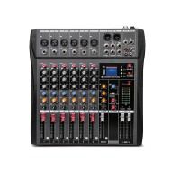 iBanana Professional 6-Channel Bluetooth Mixer Mixing Console Audio Mixer for PC Live Streaming