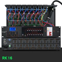 Ctvcter RK16 16CH Power Sequencer Power Supply Sequencer Designed with RS232 Central Control System