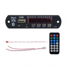 Bluetooth 5.0 Decoder FM APE /MP3/WMA/WAV/FLAC Audio Decoding Board for Car Stereo Amplifier