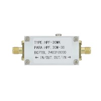 HPF-30M (HPF-30MK) 30M-3G High Pass Filter HPF with SMA Female Connectors Maximum Power 20DBM