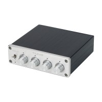 XZD-A1 Audio Signal Distributor Audio Distributor 1 Input 4 Output (Silver Panel) With Gain Switch