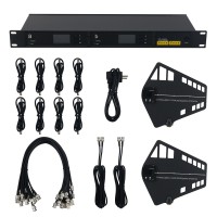 16-Channel 500M/1640.4FT UHF Antenna Distribution System Microphone Signal Amplifier for Performance