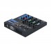 F4 4CH Professional Audio Mixer Mixing Console w/ Bluetooth USB Recording 48V Phantom Power Monitor