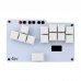 Mini & Slim Game Controller Arcade Controller Fight Stick WASD Layout w/ Cable Graywood V3 Switches