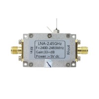 2.4GHz LNA Low Noise Amplifier RF Amplifier Module with SMA Female Connector for VTX Bluetooth Remote Extended Range