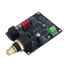 7-12V CS8412 Optical Coaxial to IIS Input Adapter Board Gold-plated RCA Socket for Nichicon Capacitor