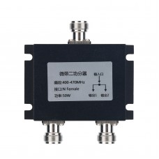 400-470MHz 2-Way Microstrip Power Divider RF Power Splitter Designed with N-Female Connectors