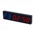 1.8" 6-Digit LED Gym Timer Boxing Timer Supports Countdown Count-up for Games Training Exercises