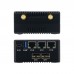 New R86S N100B Black Mini PC Multiple Gigabit Network Switch N100 Processor CPU with 16G RAM + 128G EMMC