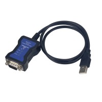 DAM3233N-0.7m USB to RS232 Adapter Cable 1-Channel USB-RS232 Converter Compatible with USB1.1/USB2.0