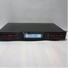 220V Black Stereo 10-band Graphic Audio Equalizer Treble and Bass Adjustment EQ Built-in Bluetooth