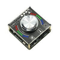 XY-D15H 15W+15W Stereo Bluetooth5.1 Digital Power Amplifier Board with Spectrum Rhythm Light Support APP Control