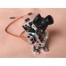 Light-weight Aluminum Alloy FPV Drone Gimbal Bracket 22-28mm Hole Spacing Camera Stand for FPV Head Tracker with 2PCS Servos