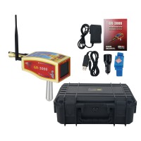GR-3000 Black Hawk Eye Gold Detector Metal Detector 2D/3D System with Touch Screen and Carrying Case