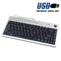Ione SCORPIUS-K3NT Multimedia Trackball Keyboard Wired Keyboard with Trackball (USB Interface)