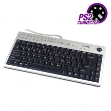 Ione SCORPIUS-K3NT Multimedia Trackball Keyboard Wired Keyboard with Trackball (PS/2 Interface)