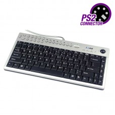 Ione SCORPIUS-K3NT Multimedia Trackball Keyboard Wired Keyboard with Trackball (PS/2 Interface)