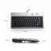 Ione SCORPIUS-K3 87-Key Industrial Keyboard Mini Low Profile Keyboard w/ ACPI Hotkey PS/2 Interface