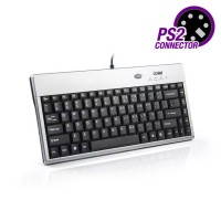 Ione SCORPIUS-K3 87-Key Industrial Keyboard Mini Low Profile Keyboard w/ ACPI Hotkey PS/2 Interface