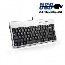 Ione SCORPIUS-K3 87-Key Industrial Keyboard Mini Low Profile Keyboard w/ ACPI Hotkey USB Interface