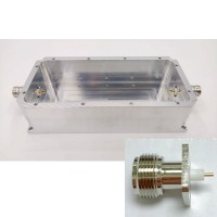 119x59x32mm/4.7x2.3x1.3" Aluminum RF Shield Box + Two N Female Connectors for Low Noise Amplifiers