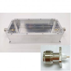 119x59x32mm/4.7x2.3x1.3" Aluminum RF Shield Box + Two N Female Connectors for Low Noise Amplifiers
