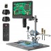 Andonstar AD249S-M-Plus Trinocular HDMI Digital Microscope with 10-inch Screen + Extension Base for PCB Repair