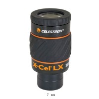 Original X-CEL LX 7mm Eyepiece Telescope Eyepiece with 1.25" Barrel for Moon Planet Observation