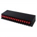 LINEPAUDIO 2 IN 6 OUT Amplifier Speaker Switcher Amplifier Speaker Selector w/ 6.35mm Headphone Jack