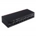 LINEPAUDIO 2 IN 6 OUT Amplifier Speaker Switcher Amplifier Speaker Selector w/ 6.35mm Headphone Jack