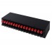 LINEPAUDIO 4 IN 4 OUT Amplifier Speaker Switcher Amplifier Speaker Selector w/ 6.35mm Headphone Jack