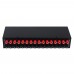 LINEPAUDIO 4 IN 4 OUT Amplifier Speaker Switcher Amplifier Speaker Selector w/ 6.35mm Headphone Jack