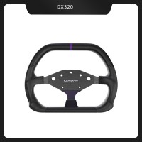 Conspit DX320 320mm/12.6" Microfier Leather SIM Steering Wheel Rim for H.AO Hub Racing Wheels