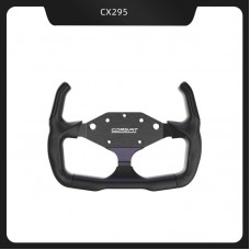 Conspit CX295 295mm/11.6" Microfier Leather SIM Steering Wheel Rim for H.AO Hub Racing Wheels