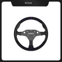 Conspit RX320 320mm/12.6" Microfier Leather SIM Steering Wheel Rim for H.AO Hub Racing Wheels