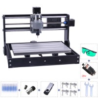 CNC3018 Pro 3 Axis CNC Router Kit Mini Laser Engraving Machine (Standard Version + 20W Laser Head)