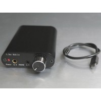 L1387Portable4.4 DAC Headphone Amp 4.4mm Balanced with Data Cable to Connect Cellphone for Android