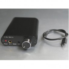 L1387Portable4.4 DAC Headphone Amp 4.4mm Balanced with Data Cable to Connect Cellphone for Android