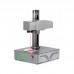S4-20W Fiber Laser Marking Machine Laser Engraver + RF2 Rotary Fixture Clamp + RT5 Rotary Roller