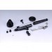 Border Model Black Flame Pro 0.3mm Nozzle Dual Action Airbrush Air Brush Model Paint Spraying Tool