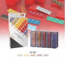 DSPIAE SS-S01 #180-#800 Sanding Sponge Set Sanding Block w/ 30pcs Sanding Sponges for Model DIY