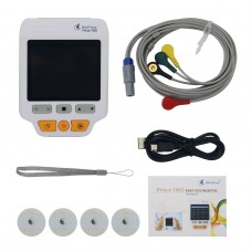 Heal Force Prince 180D Portable ECG Monitor Handheld LCD Heart Detector Electrocardiogram for Health Care