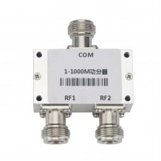 QM-PD011020N 1-1000M RF Power Divider One Input Two Output RF Power Combiner Power Splitter for 433M